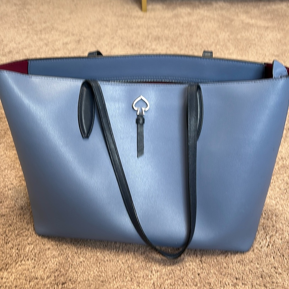 Blue kate spade laptop bag